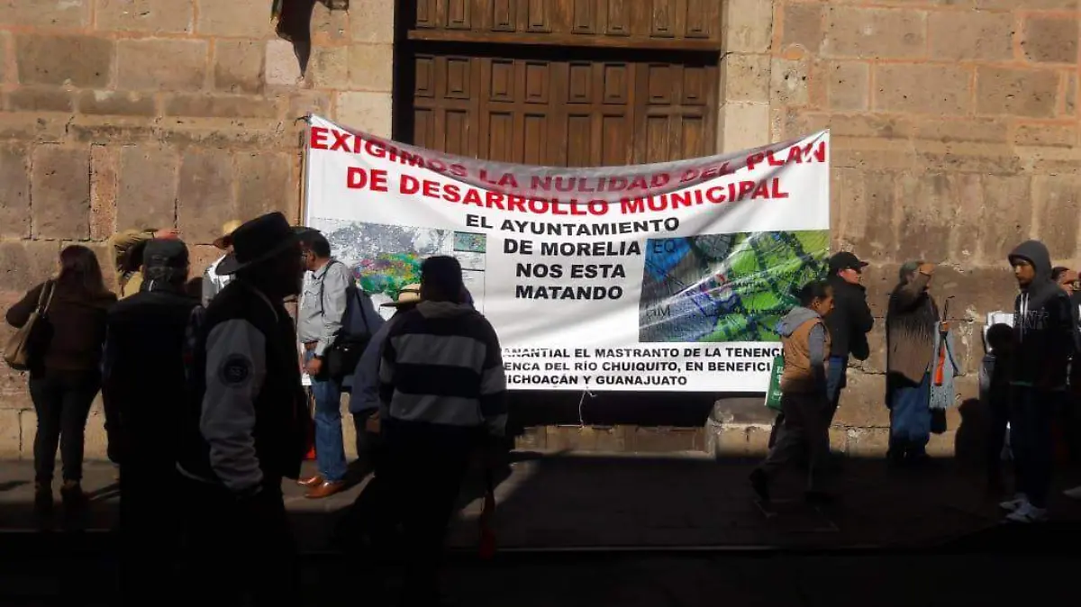 Manifestantes de Jesús del Monte 2